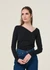 T-shirt manches longues | noir "casma - black" - Jan'n June