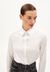 Chemise en coton bio | blanc "louilaa - white" - Armedangels