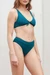 Bas de maillot turquoise en recyclé - atoll bleu zénith