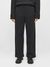 Pantalon jogging en coton bio | noir "posey wide elastic pants black jet"