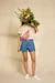 Banane en coton bio | rose"olivia vichy rose" - Hindbag