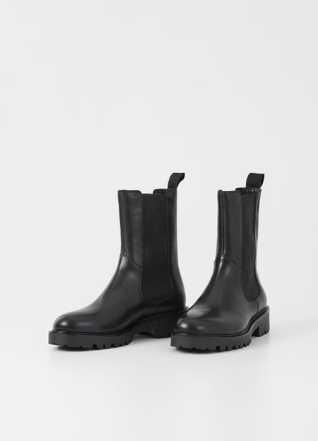 Bottines chelsea en cuir certifié | noir "kenova black" - Vagabond