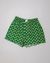 Caleçon en coton bio | vert "peanuts snow cotton boxers green"