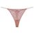 String rose dentelle en matières recyclées - amyup string rose