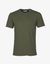 T-shirt vert militaire en coton bio - seaweed green