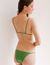 Bas de bikini vert en nylon recyclé - bamboo - Reset Priority