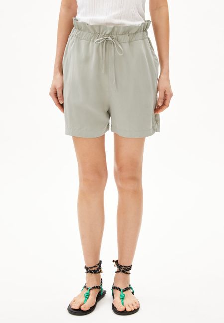 Short en ecovero® (par lenzing®) | vert "vaanna lino - seagreen" - Armedangels