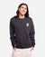 Sweat en coton bio | noir "green head noir carbone"