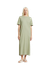 Robe en coton bio et chanvre | vert "dress lammhult hemp tea green" - Dedicated