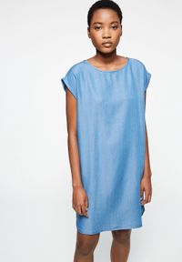 Robe bleue en coton bio - hilaa