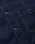 Veste en denim de coton bio | bleu "dark clean denim gus jacket" - Thinking Mu - 7