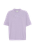 T-shirt oversize lilas en coton bio - women oversized t-shirt soft lavender