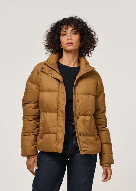 Doudoune en matière recyclée | marron "silent down jkt - drbn" - Patagonia