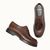 Derbies made in france en cuir grainé tannage végétal |  "padror g vgt café" - Kleman - 4