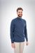 Pull col montant bleu nuit - field
