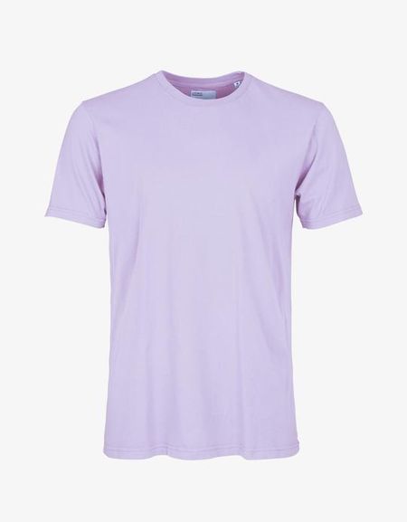 T-shirt lilas en coton bio - soft lavender