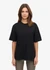 T-shirt manches courtes oversize en coton bio | noir "oversized t-shirt deep black"