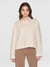 Surchemise en lin bio | beige "regular linen overshirt light feather gray" - Knowledge Cotton Apparel