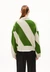 Pull en coton bio | vert "sadnaa stripes - gravel ivy green" - Armedangels