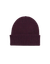 Bonnet rouge bordeaux en laine mérinos recyclée - merino wool beanie oxblood red