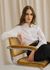 Chemise en coton bio | blanc "louilaa - white" - Armedangels
