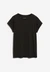 T-shirt en coton bio | noir "idaara black"