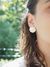 Boucles d'oreilles pilea en argent recyclé - Elle & Sens - 3