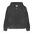 Sweat zippé oversize en coton bio | noir délavé "organic oversized zip hood - faded black"