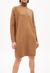 Robe pull camel en coton bio - stinaa cedar wood