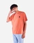 T-shirt en coton bio | orange "sabanero mandarine" - Olow