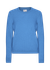 Pull en laine mérinos recyclée | bleu "pacific blue" - Colorful Standard