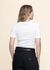 T-shirt côtelé en coton bio | écru "rib t-shirt star white" - Knowledge Cotton Apparel