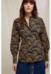 Chemise manches ballon imprimé fleuri - v&a print