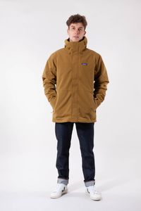 Parka avec doudoune amovible marron recyclés - lone mountain