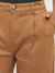 Pantalon ample en sergé de coton bio | marron "posey wide twill brown sugar" - Knowledge Cotton Apparel