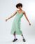 Robe en coton biologique | vert "bubble strap dress light green - light green"