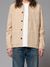 Veste de travail écru en coton bio - barney worker jacket cream