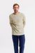 T-shirt manches longues piqué vert clair- longsleeve pique t-shirt-washed olive