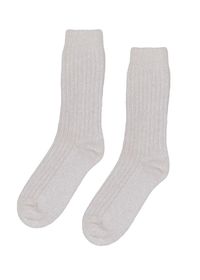 Chaussettes en laine mérinos recyclée | gris "heather grey"