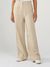 Pantalon ample en lin bio | beige "loose linen pants light feather gray"