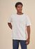 T-shirt en coton bio | blanc "roffe tee offwhite"
