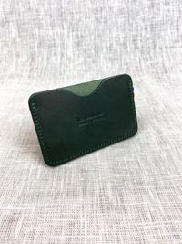 Porte carte vert forêt