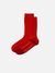 Chaussettes en coton bio | rouge "women cotton ribbed socks red"