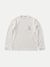T-shirt manches longues blanc imprimé en coton bio - rudi blueprint chalk white - Nudie Jeans
