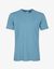 T-shirt bleu en coton bio - stone blue