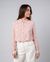 Chemise en ecovero et lin | multicolore "cherry slim fit sand yellow" - Brava Fabrics