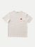 T-shirt ample blanc logo rose en coton bio - uno njco circle - Nudie Jeans - 5