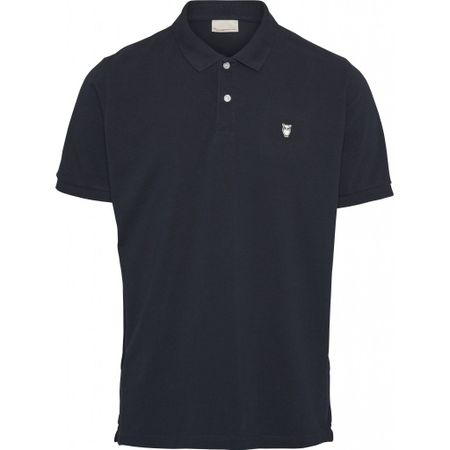 Polo bleu nuit en coton bio