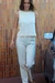 Pantalon ample en coton bio | écru "billy ecru"