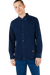 Chemise jean en coton bio et recyclé | bleu "enda pocket - dark denim" - Kings of Indigo